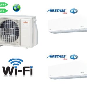 Fujitsu Aoyg18kbta2 + 2 X Asyg09kgtg ( 2 X 9000btu ) Wifi AIRSTAGE мултисплит външно тяло